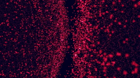 Abstract digital background with moving and flicker particles. Stock Footage 87458214