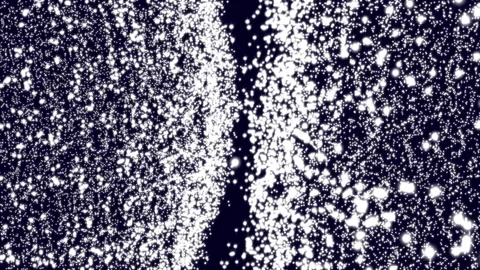 Abstract digital background with moving and flicker particles. Stock Footage 87458543