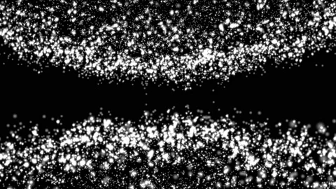 Abstract digital background with moving and flicker particles. Stock Footage 87458642