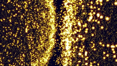 Abstract digital background with moving and flicker particles. Stock Footage 87460480