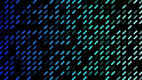 Abstract Digital Background with Moving Blue and Cyan Glowing Dashes Stock Footage 330985385