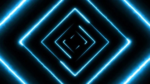 Abstract Digital Background Neon Maze Seamless Loop Stock Footage 95540255