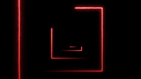 Abstract Digital Background Neon Maze Seamless Loop Stock Footage 95571515