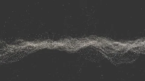 Abstract digital background with particles Stock Illustration