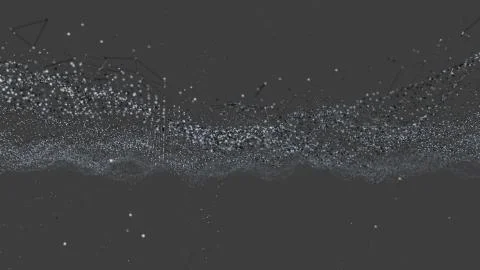 Abstract digital background with particles Ilustração Stock