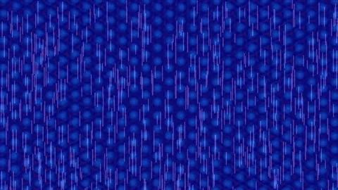 Abstract digital background pattern: flowing orange and gold wave lines Stock Footage 339789828