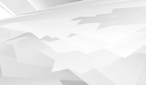 Abstract digital background pattern, white 3d Stock Illustration