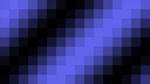 Abstract digital background with a pixelated pattern in shades of blue Video stock 335117401