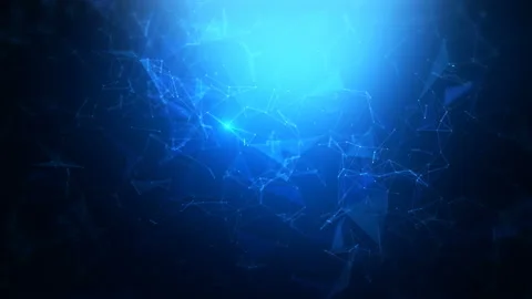 Abstract digital  background plexus with lines and dots. Stock Footage 98662457