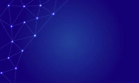 Abstract digital background of points and lines. Glowing plexus.  Stock Illustration