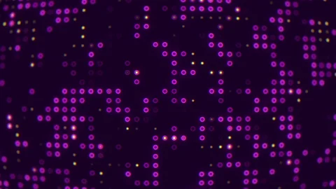 Abstract digital background with purple pink dots Stock Footage 163919098