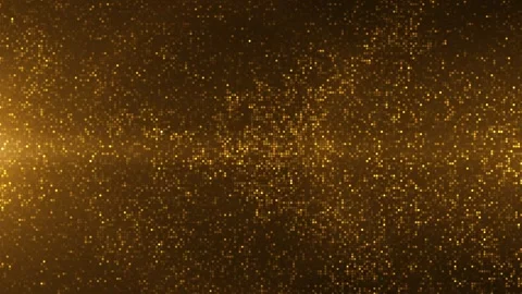 Abstract digital background with random light dots or glitter particles.  4K Stock Footage 288315206