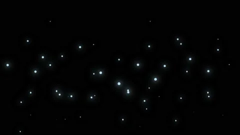 Abstract digital background screen saver with a field of electronic particles Stock Footage 168973318