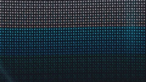 Abstract Digital Background with Scrolling Binary Code and Blue Glowing Light Stock Footage 339321967