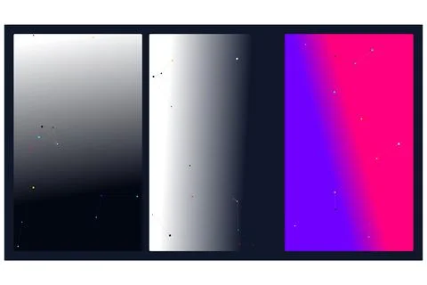 Abstract digital background set featuring smooth gradient panels with geome.. 스톡 일러스트