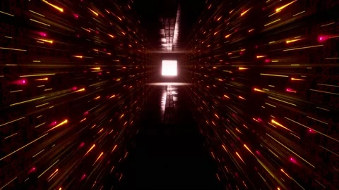 Abstract digital background with speed lights. Stock Footage 144663275