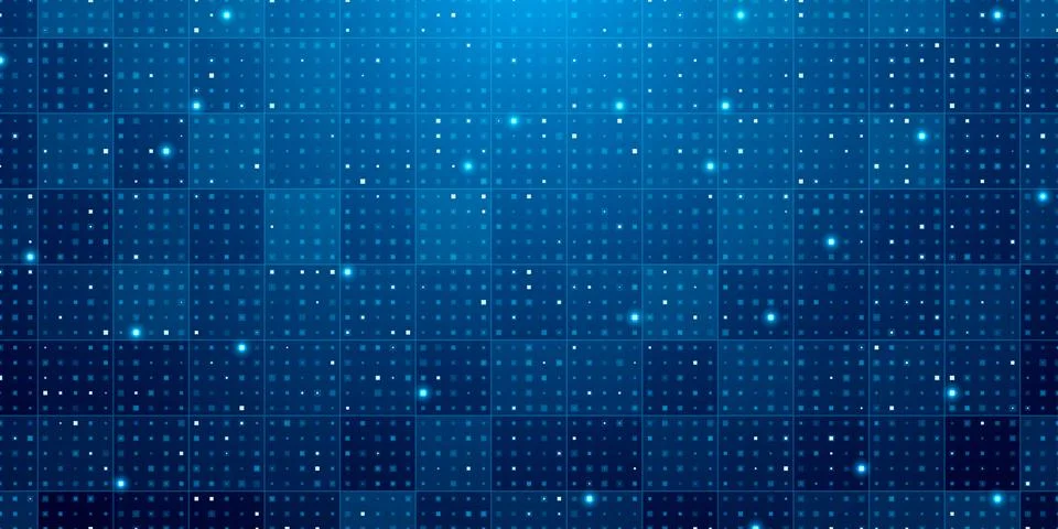 Abstract digital background with square pattern Stock Illustration