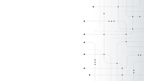 Abstract digital background. Technology background with crossed lines and dots. イラスト素材