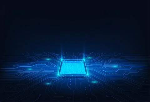 Abstract digital background with technology circuit board texture Illustrazione stock