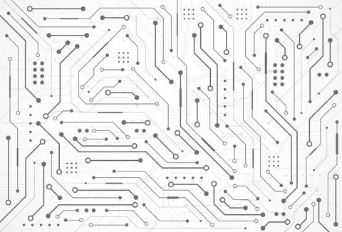 Abstract digital background with technology circuit board texture Stock Illustration
