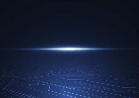 Abstract digital background with technology circuit board texture Illustrazione stock