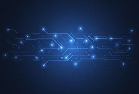 Abstract digital background with technology circuit board texture Illustrazione stock