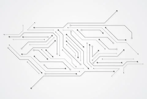 Abstract digital background with technology circuit board texture. Illustrazione stock