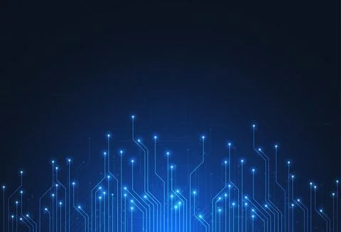 Abstract digital background with technology circuit board texture Illustrazione stock