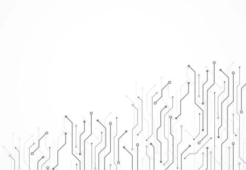 Abstract digital background with technology circuit board texture. Stock Illustration