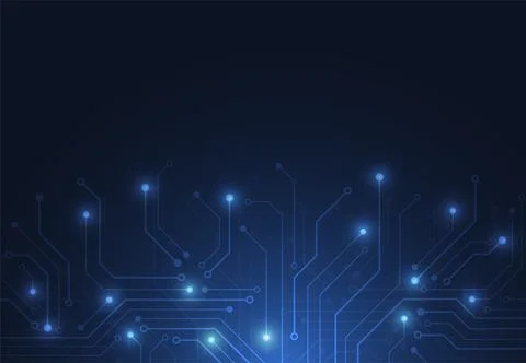 Abstract digital background with technology circuit board texture 스톡 일러스트