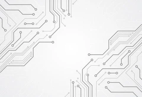 Abstract digital background with technology circuit board texture Stock Illustration