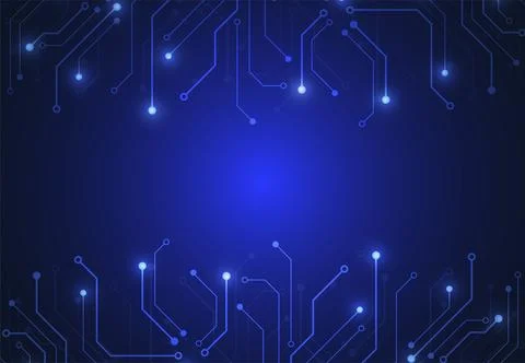 Abstract digital background with technology circuit board texture. Stock Illustration