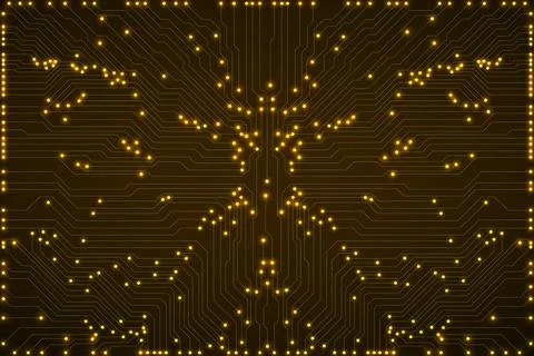 Abstract digital background with technology circuit board. Communication an.. Stock Illustration