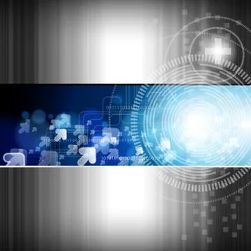 Abstract digital background - vector illustration Stock Illustration