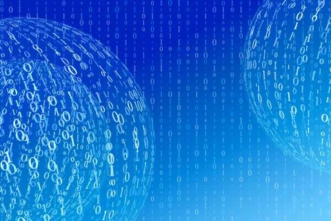 Abstract digital  background - vector illustration Stock Illustration