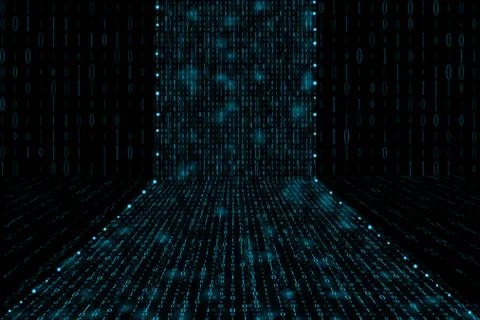 Abstract digital  background - vector illustration Stock Illustration