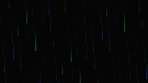 Abstract digital background with vertical glowing green and blue light lines Stock Footage 335145952