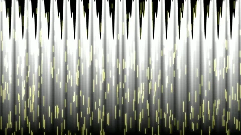 Abstract Digital Background with Vertical Light Streaks and Glowing Particles Stock Footage 332584961