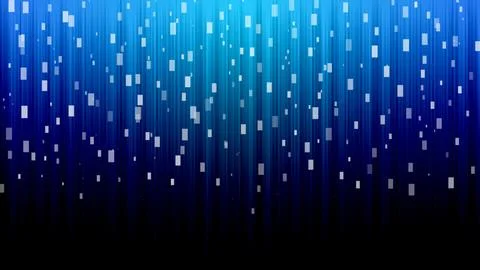 Abstract digital background with vertical lights and floating square elements Stock Illustration