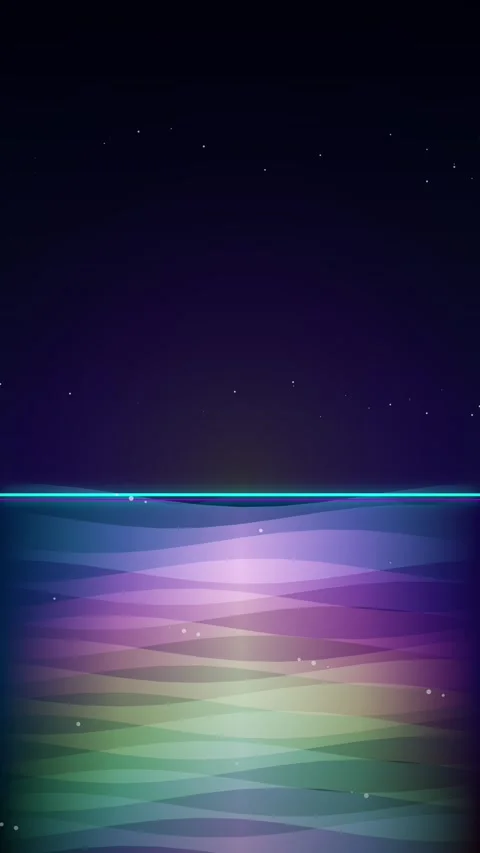 Abstract digital background wave pattern on deep gradient color spectrum Stock Footage 345497915