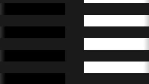 Abstract Digital Bars Motion with White and Black Contrast during a Seamles.. Stock Footage 340943572