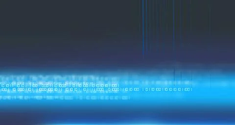 Abstract digital binary code background concept series Stock Illustration