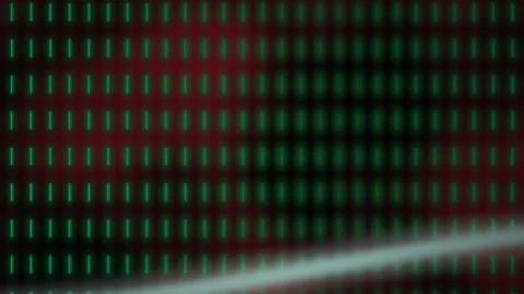 Abstract Digital Binary Code Stream with Glowing Green Data Flowing on Dark.. Stock Footage 341779207