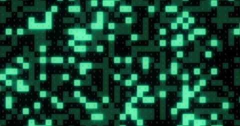 Abstract Digital Binary Grid. Stock Footage 118910184