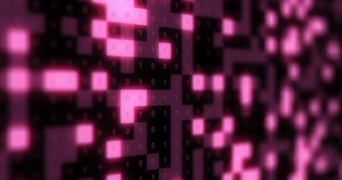 Abstract Digital Binary Grid. Stock Footage 119239573