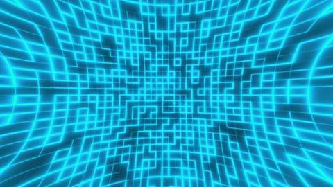 Abstract digital blocks Stockillustratie