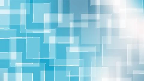 Abstract Digital Blue Background with Geometric Shapes. Stock Illustration