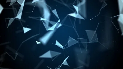 Abstract Digital Blue Design Spin Stock Footage 73079243