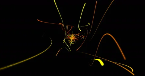 Abstract digital blue futuristic stream of rays and light lines Stock Footage 162299100