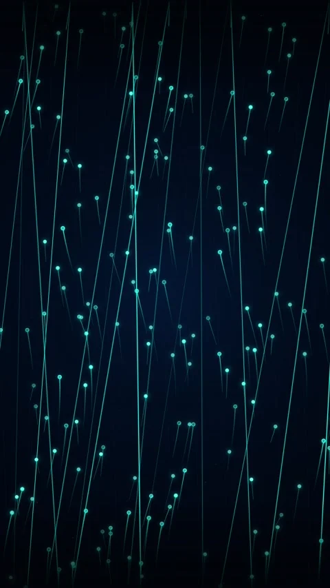 Abstract digital blue neon data lines background for futuristic technology .. Stock Footage 345487758